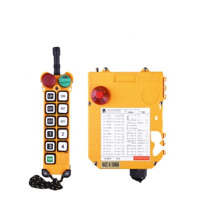 Factory Direct Supply F24-10D Wireless Remote 10 Buttons Control for Hoist and Industrial Crane