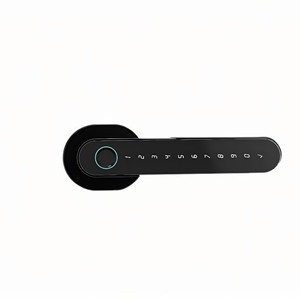 טביעת אצבע מיוחדת והדלת עץ נעילה wifi-אפליקציה חכמה-מחוברת & tuya עבור מסגר