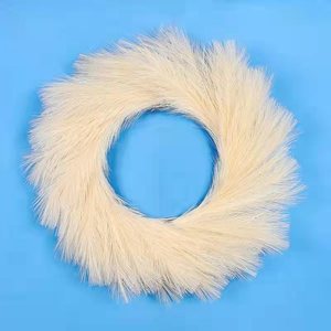 D340 Tự Nhiên Nhân Tạo Reed Cỏ Vòng Hoa Trang Trí Reed Vòng Hoa Cho Giáng Sinh Mùa Thu Hoạch Trang Trí Nội Thất Nhân Tạo Pampas Cỏ - Product Image 4
