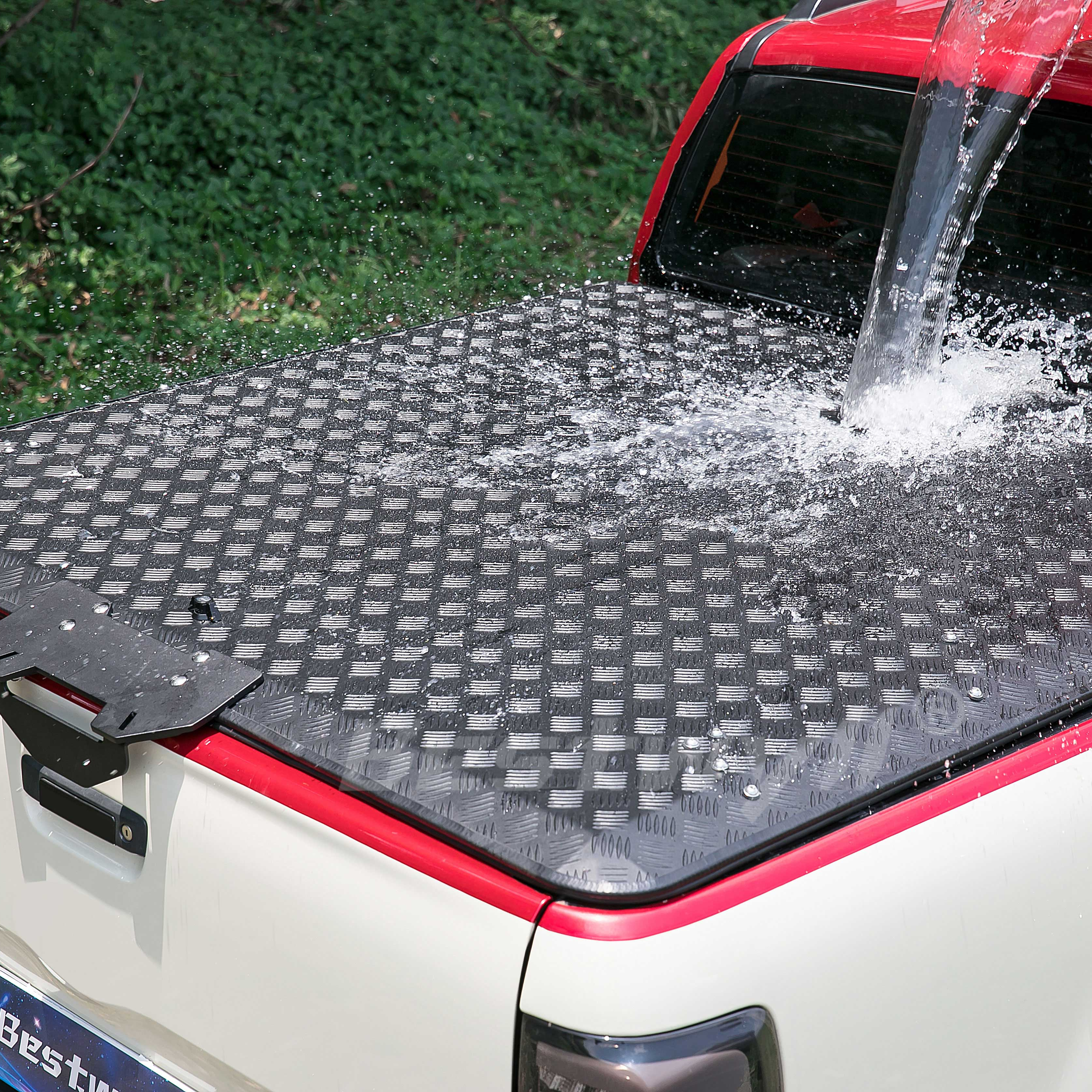 Жесткая алюминиевая крышка BESTWYLL для грузовика пикапа, Жесткая Крышка для грузовика, крышка для пикапа, крышка для пикапа, твердая Крышка для Ford Ranger Wildtrak YG01