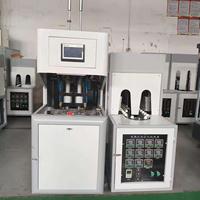 Machine de soufflage de bouteilles PET semi-automatique industrielle à 2 cavités, 380V, 100kN, pour usage chimique quotidien