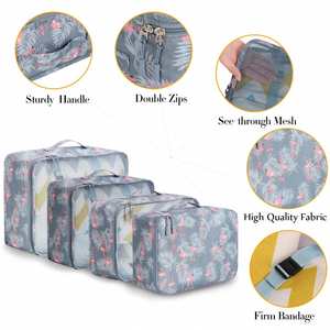 Juego de 8 Organizadores de Maletas Grandes, Bolsas Organizadoras de Equipaje, Bolsas Esenciales para Viaje, Bolsas de Almacenamiento de Ropa - Product Image 5