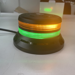 Hổ phách màu xanh lá cây kép màu LED cảnh báo đèn Beacon ánh sáng R10 R65 ukca CE SAE CISPR 25 Lớp 3 vít cơ sở Xe Cảnh Báo ánh sáng mới - Product Image 5