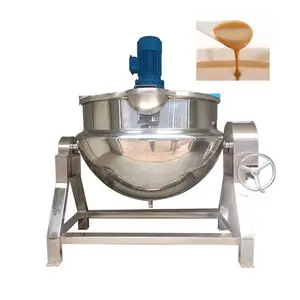 Steam Gas Electric Jacket Kettle With Agitator/electric jacketed kettle/jacketed kettle cooker