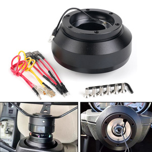 Adaptateur de volant 135 mm PCD 66 mm d'épaisseur en alliage d'aluminium pour Honda Fit Civic, mise à niveau et rétrofit - Product Image 5