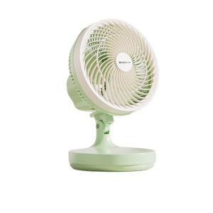 พัดลมตั้งโต๊ะขนาดเล็ก พัดลมไฟฟ้าขนาดเล็กสำหรับห้องนอนสำนักงาน หอพักนักเรียน พัดลมตั้งโต๊ะแบบสั่นอัตโนมัติ ประหยัดพลังงาน - Product Image 2