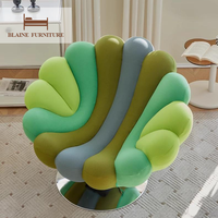Modernes Luxus-Design Apartment Wohnzimmer Schlafzimmer Möbel Freizeit Einzelsofa Stoff Loungesessel Gepolsterter Akzentstuhl