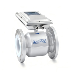 เครื่องวัดการไหลแบบแม่เหล็กความแม่นยำสูง KROHNE OPTIFLUX6300 แบบหนีบเชื่อมต่อ CIP SIP ล้างทำความสะอาดได้ สำหรับอุตสาหกรรมเครื่องดื่มและไบโอเทค - Product Image 3