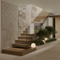 Escalier flottant modulaire préfabriqué pour les entrepreneurs en construction et les projets de construction d'immeubles d'appartements