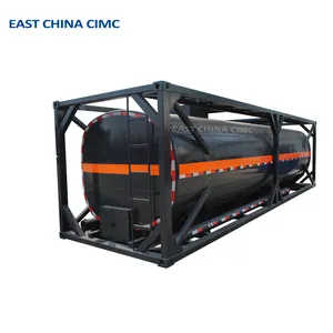21000 Liters Electrical Heating Bitumen Tank Containers SUS 316L 20ft T11 Electrical Heating Asphalt Tank ISO Container