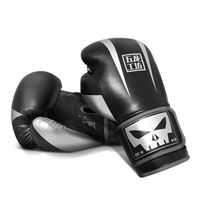 Gants de Boxe Professionnels en Cuir PU avec Logo Personnalisé, Durables, Tailles 4 oz-16 oz pour l'Entraînement Adulte