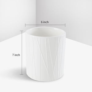 Portautensili da Cucina in <span class=keywords><strong>Ceramica</strong></span> Bianca dal Design Unico, Tipo a Colonna - Product Image 2