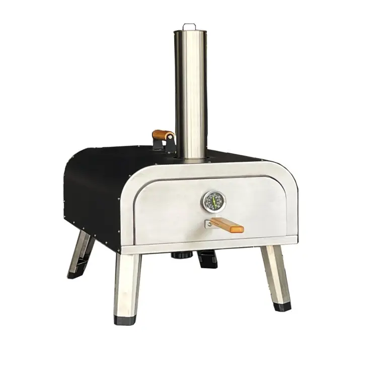 Fabriek Direct Leveren Lichtgewicht Outdoor Hoge Kwaliteit Pizza Oven Gas Met Rotatie Steen