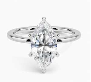 เพชรโมอิสซาไนต์ทรงมาร์ควิส บริลเลียนท์ หรูหรา พร้อมใบรับรอง GRA ไร้สี สำหรับเครื่องประดับ - Product Image 3