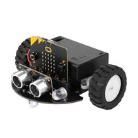 Kit de Coche Robótico Inteligente Microbit Personalizado ACEBOTT, Proyecto de Codificación DIY Programable, Juguete Educativo, APP, 2WD, Kit de Robot STEM Ensamblado