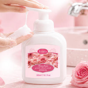 Savon pour les mains moussant OEM, marque privée |   Nettoyant doux à la rose pour peaux sèches et sensibles |   Approvisionnement en gros de produits hydratants - Product Image 3
