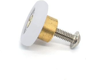 Rouleau de tiroir de meuble à porte coulissante en verre de 25 mm de diamètre - Product Image 4