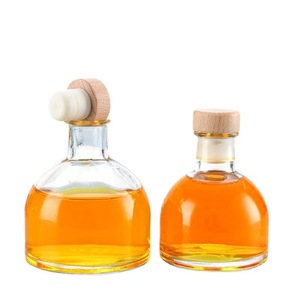 Botellas de Ginebra de Vidrio Transparente de Lujo de 50 ml, 100 ml, 150 ml, 180 ml, Estilo Nórdico con Corcho para Whisky, Brandy, Ron, <span class=keywords><strong>Vodka</strong></span>, Tequila - Product Image 2