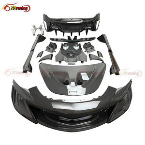 Kit de Carrocería de Fibra de Carbono Seca de Alta Calidad Estilo 600LT con Capó de Escape y Alerón para <span class=keywords><strong>Mclaren</strong></span> 540C 570S - Product Image 1