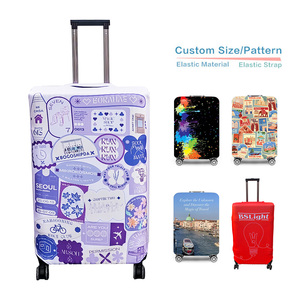 Sản xuất bán buôn tùy chỉnh Vali bìa cao cấp độ đàn hồi bảo vệ đầy đủ chống bụi vết trầy xước hành lý Bìa - Product Image 2