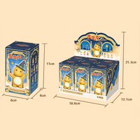 Boîte surprise officielle Nailoong de la série en constante évolution, 6 styles, figurines de dinosaures en PVC, boîte mystère pour la décoration de bureau, de la maison et de la voiture