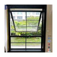 Ventana Abatible PDP Personalizada de Fábrica, Estilo Victoriano Minimalista, con Rejilla y Mosquitera de Acero Inoxidable para Exterior