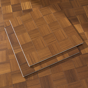 Suelos de Madera para Interiores con Patrón de Tablero de Ajedrez, Parqué Multicapa de Teca Natural con Acabado UV - Product Image 4