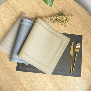 泰斯林餐厅天然PVC桌垫工厂供应商环保餐厅PVC桌垫 - Product Image 2
