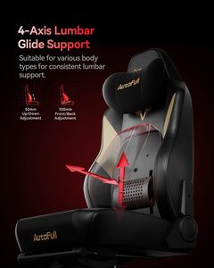 Chaise de Gaming Ergonomique de Bureau <span class=keywords><strong>AutoFull</strong></span> M6 avec Siège Ventilé et Chauffant, Accoudoirs Réglables 6D et Soutien Lombaire à Suivi Dynamique AUTO - Product Image 4