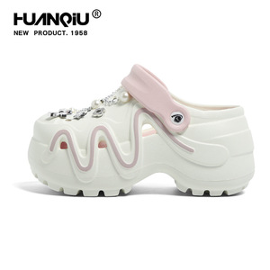 Zapatos <span class=keywords><strong>Crocs</strong></span> de Plataforma con Suela Gruesa para <span class=keywords><strong>Mujer</strong></span>, Novedad de Verano 2025, de EVA, para Playa, Punta Cerrada, Sin Interior - Product Image 1