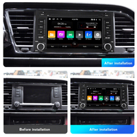 Pantalla Android de 7 Pulgadas para Auto, Reproductor Multimedia con Navegación GPS, Radio y Video para Seat Leon MK3 5F 2012-2018