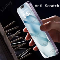 Protecteur d'écran AR pour téléphone portable et tablette NANOBLIND, 96% de transmission élevée, 0,3% de réflexion, film de protection d'écran pour iPhone 15 Plus