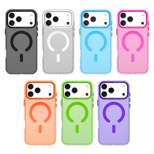 Funda Mate Antihuellas de Color Caramelo, Funda Protectora a Prueba de Golpes para Teléfonos Móviles, Funda Magnética para <span class=keywords><strong>iPhone</strong></span> 15 Pro Max, Funda para <span class=keywords><strong>iPhone</strong></span> 17 - Product Image 6