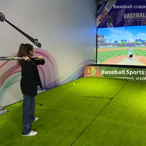 لعبة ترفيهية تفاعلية رقمية لمحاكاة البيسبول مع تجربة إسقاط ضوئي، معدات عصرية للعب وتدريب الضرب - Product Image 1