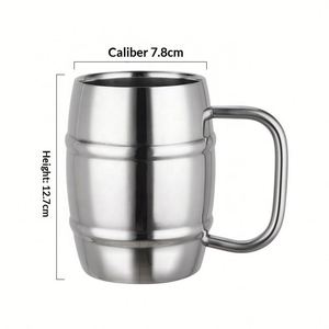 Custom Personalized Metal Stainless Steel Cup Tumbler Drinking <b>Mug</b> for Beer Party Outdoor Camping Travel Picnic Use - Product Image 3