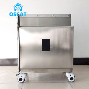 OSCAT veteriner araçları paslanmaz çelik kafes veteriner yoğun bakım ünitesi hastane Icu oksijen kafesleri için <span class=keywords><strong>Pet</strong></span> - Product Image 5