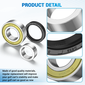 Kit de 2 roulements de direction arrière <span class=keywords><strong>Alex</strong></span> et joints d'huile pour voiturette de golf électrique Club Car DS/Precedent 1986-2014 1011291 1014207 1013794 - Product Image 2