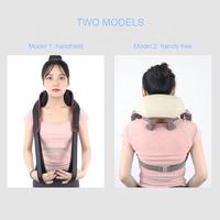 Masajeador de Cuello Inalámbrico Inteligente con Control Remoto, Alivio del Dolor, Masaje Shiatsu 3D con Amasamiento Profundo para Cuello y Hombros