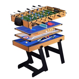 Mesa de Juego <span class=keywords><strong>plegable</strong></span> con estampado de colores, combinación de mesa con <span class=keywords><strong>billar</strong></span>, fútbol, tenis de mesa, Shuffleboard, Bowling, nueva de 2023 - Product Image 3