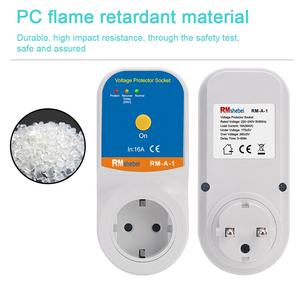 RMshebei自動電圧プロテクターソケットスイッチャーAC220V電源安全プロテクターEUPlugソケット安全冷蔵庫保護 - Product Image 5