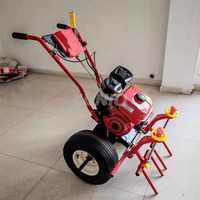 Semoir Direct de Précision 2 Rangs pour Maïs, Soja et Arachide, Petit Semoir Automatique et Épandeur d'Engrais