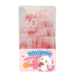 Bonbons gélifiés personnalisés saveur mangue en gros, plus de 50 % de jus, appréciés des enfants, collations quotidiennes, bonbons sucrés - Product Image 2