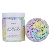 Savon gommage corporel au beurre de karité personnalisé Crème de bain melon d'eau fraise latte Rasage Produit de beauté pour soins personnels