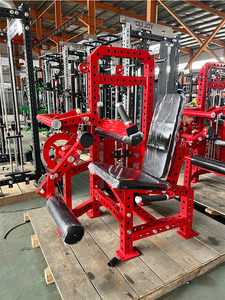 Attrezzo Palestra Commerciale 2 in 1 per <span class=keywords><strong>Esercizi</strong></span> <span class=keywords><strong>Gambe</strong></span> a Doppia Funzione con Pacco Pesi Seated Leg Extension e Leg Curl - Product Image 3