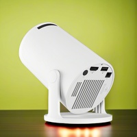 HY300Pro + Smart Portable Android 14 H726 Chipset Projecteur 170ANSI Lumens Vente Chaude pour la Promotion des Cadeaux de Noël