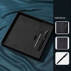 Cadeaux IStapromo, fabricant de haute qualité, ensemble cadeau carnet en cuir A5 et recharge de stylo, logo personnalisé, carnet et stylo d'affaires - Product Image 2