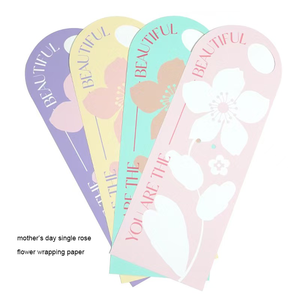 花の包装紙350g特殊紙桜エレガント花の包装紙シングルローズ包装花の紙 - Product Image 5