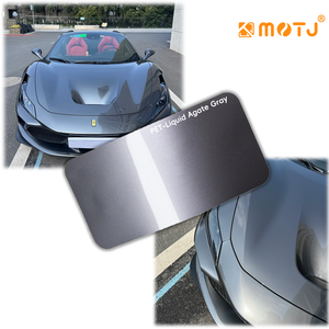 <span class=keywords><strong>Film</strong></span> de protection liquide gris agate pour voiture 1,52*17m, rouleau de vinyle gris métallisé brillant avec doublure PET, <span class=keywords><strong>film</strong></span> de protection changeant de couleur pour carrosserie automobile - Product Image 1