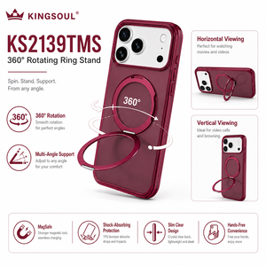Funda Giratoria 360° para iPhone 17 Pro Max, Carcasa Trasera Rígida de PC para iPhone 18 17 16 15, Fabricación Personalizada de Fábrica - Product Image 2