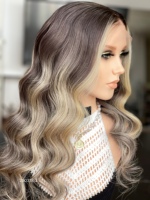 Perruque Lace Front SHY 13x5 Cheveux Humains Ondulés Naturels Dentelle HD Sans Colle Vente en Gros